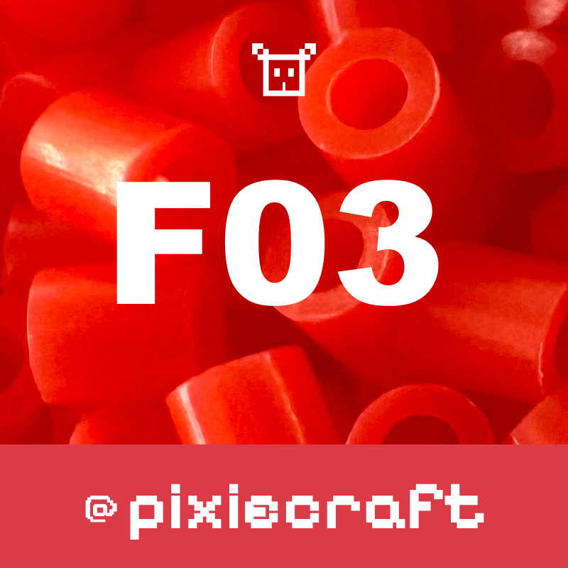 Pure Pixels Refill 1000ct - Palette F (Warm Reds) - PixieCraft