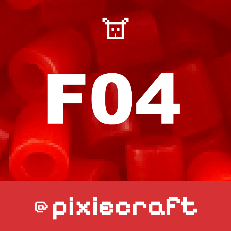 Pure Pixels Refill 1000ct - Palette F (Warm Reds) - PixieCraft