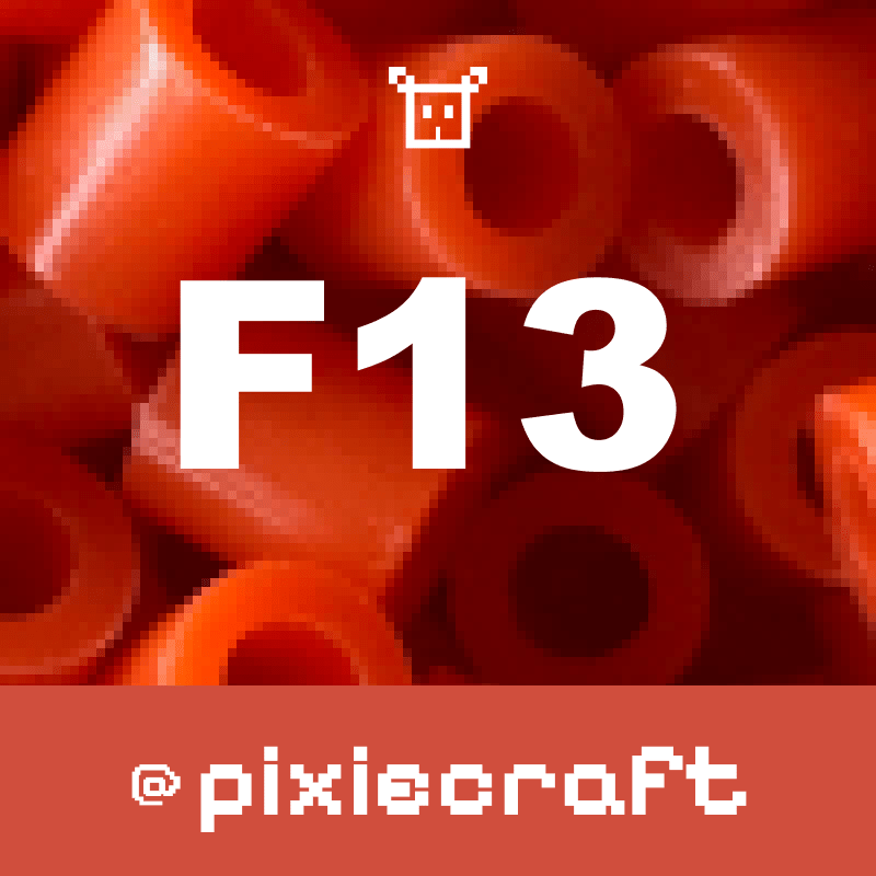 Pure Pixels Refill 1000ct - Palette F (Warm Reds) - PixieCraft
