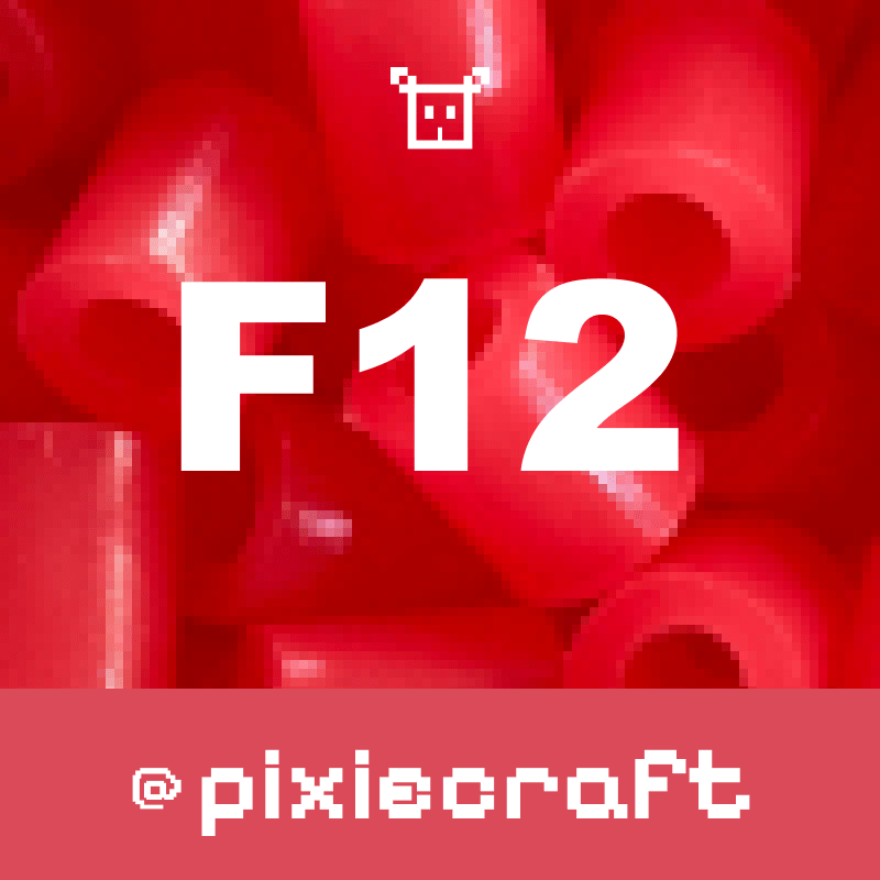 Pure Pixels Refill 1000ct - Palette F (Warm Reds) - PixieCraft