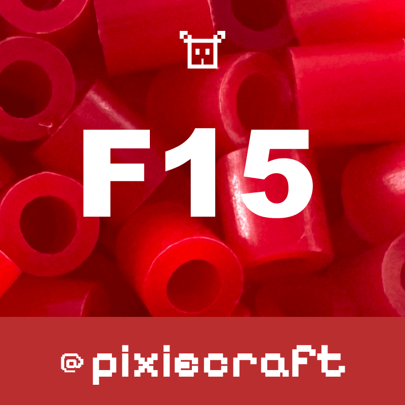 Pure Pixels Refill 1000ct - Palette F (Warm Reds) - PixieCraft