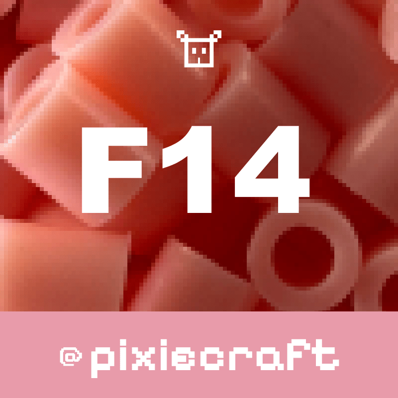 Pure Pixels Refill 1000ct - Palette F (Warm Reds) - PixieCraft