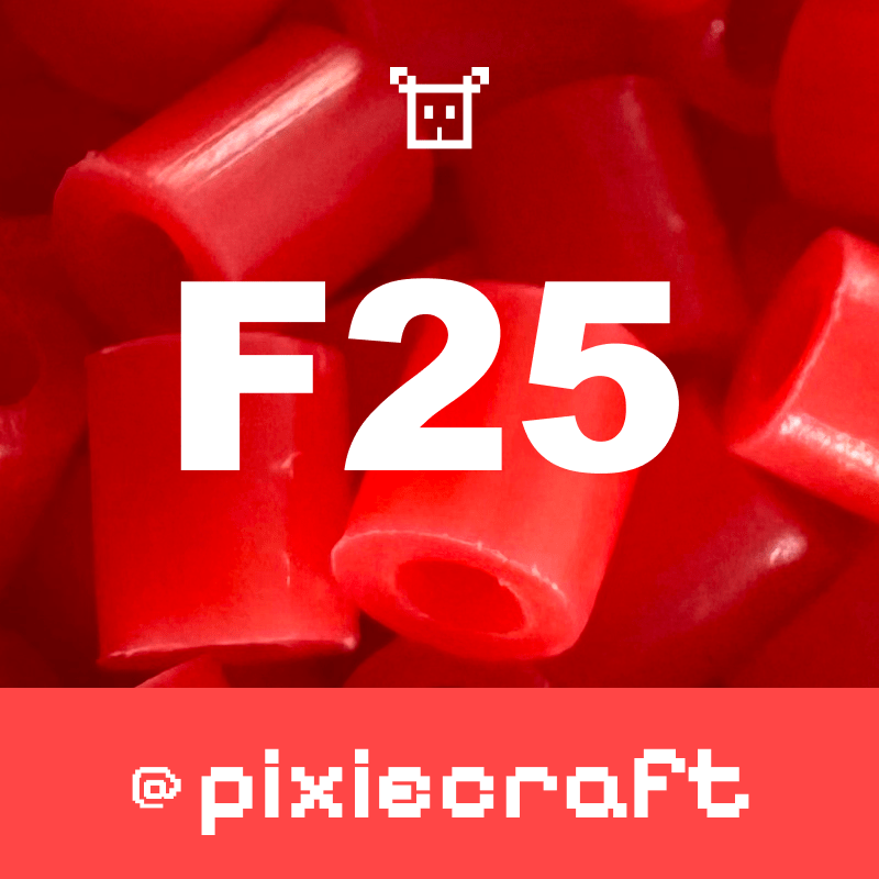 Pure Pixels Refill 1000ct - Palette F (Warm Reds) - PixieCraft