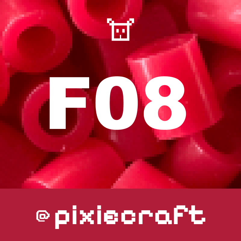 Pure Pixels Refill 1000ct - Palette F (Warm Reds) - PixieCraft