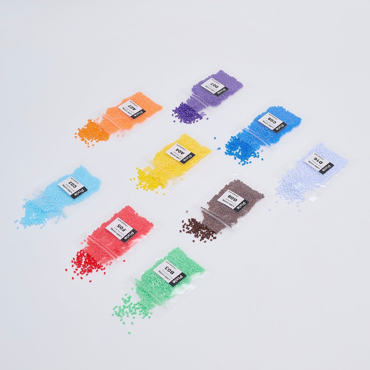 Pure Pixels Refill 1000ct - Palette (Magic Colors) Fluorescent & Temperature Change - PixieCraft