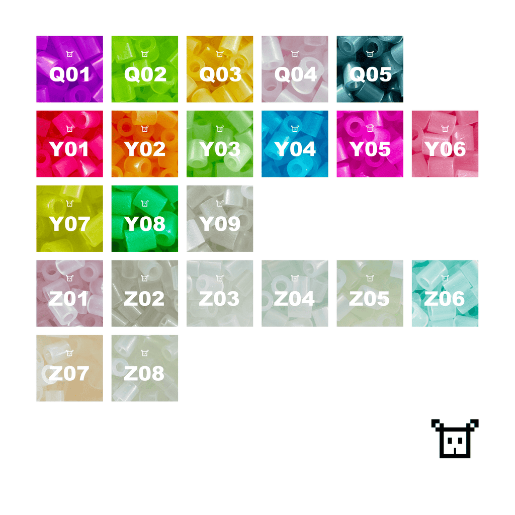 Pure Pixels Refill 1000ct - Palette (Magic Colors) Fluorescent & Temperature Change - PixieCraft