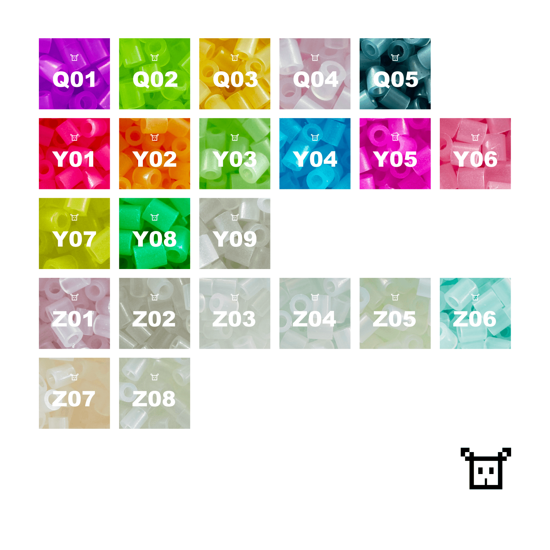 Pure Pixels Refill 1000ct - Palette (Magic Colors) Fluorescent & Temperature Change - PixieCraft