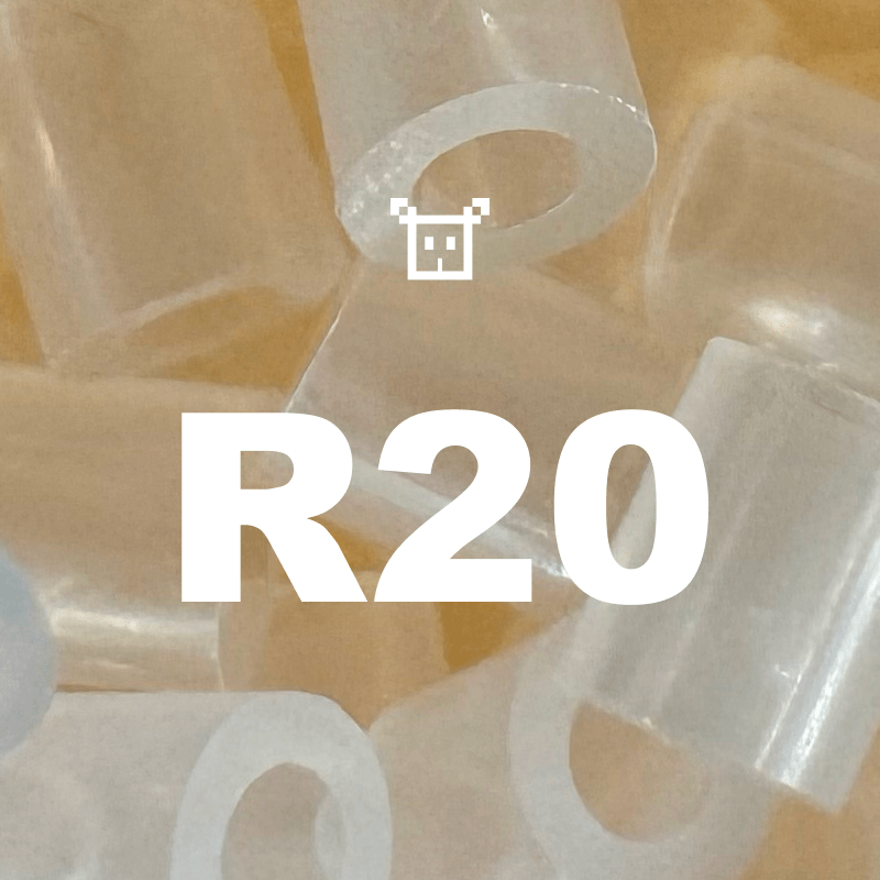 Pure Pixels Refill 1000ct - Palette R (Transparent Colors) - PixieCraft