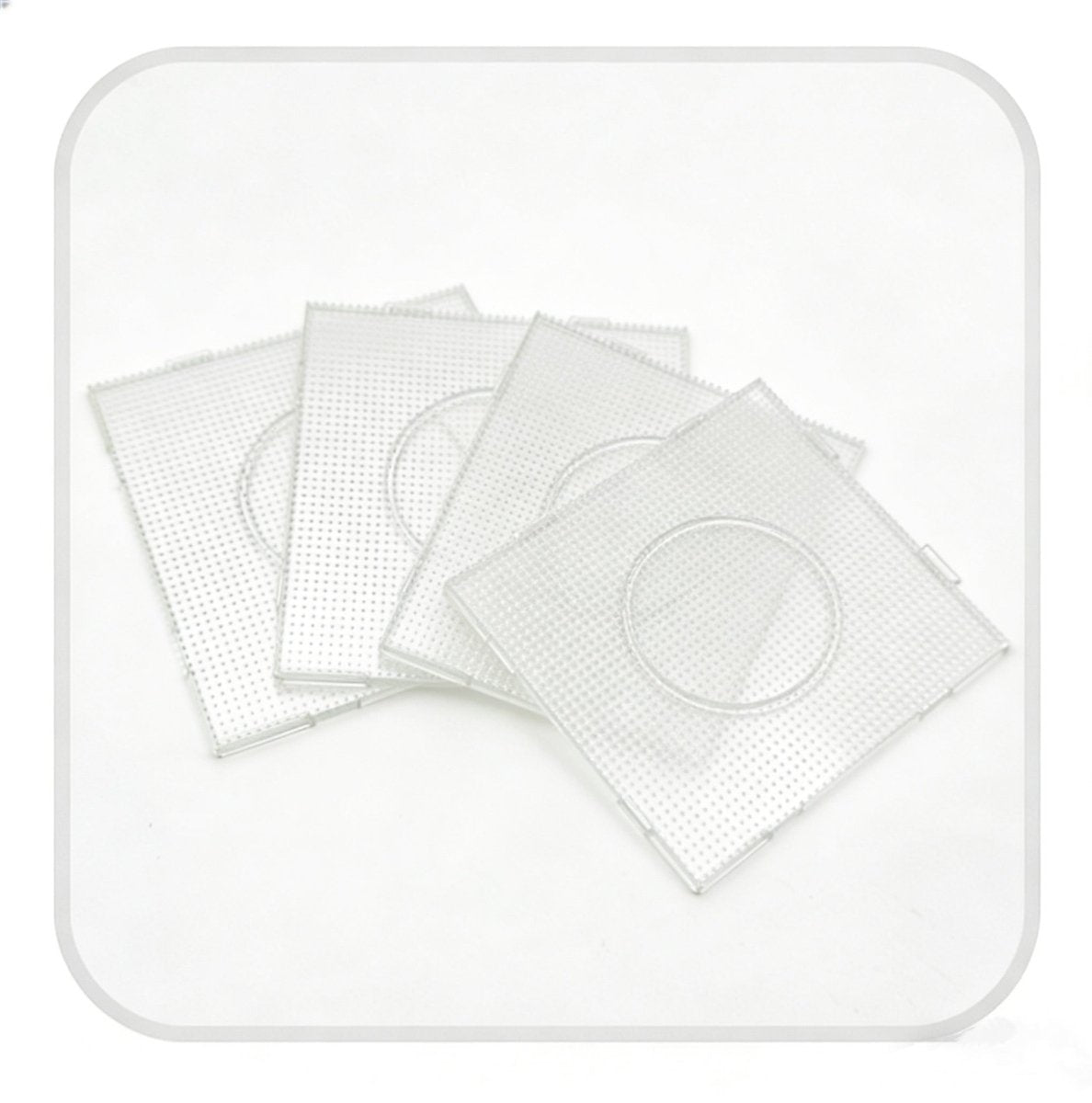 Square Pegboard Set - for 2.6mm Mini Fuse Beads Pixel Art - PixieCraft